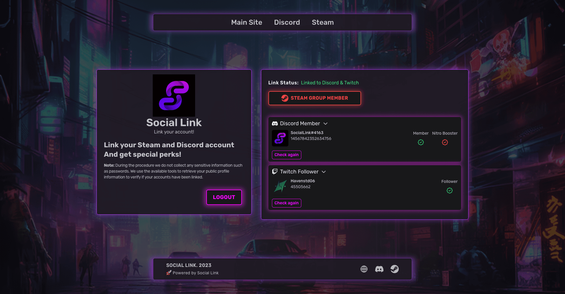 Link Page